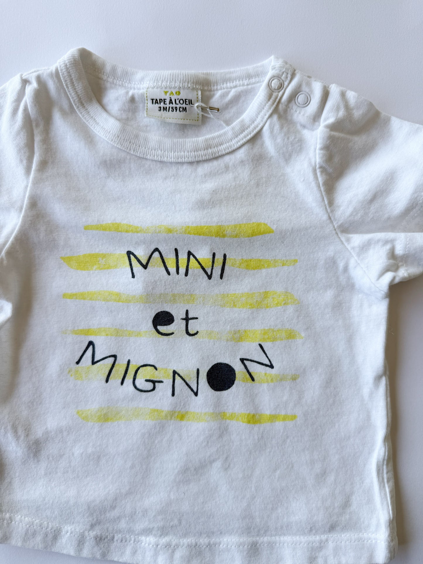 T-shirt Tape à L’oeil - 3 mois