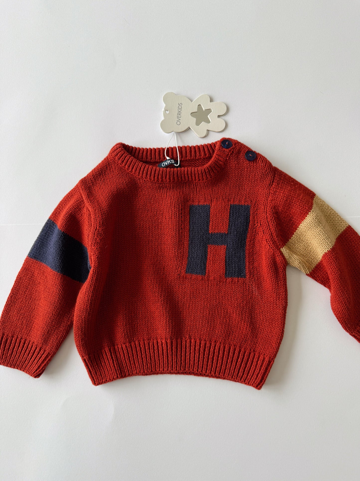 Pull OVKS Neuf - 3/6 mois