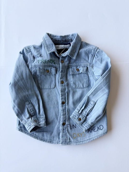 Chemise Zara - 92 / 18-24 mois