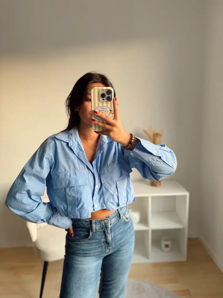 Chemise courte Zara - S