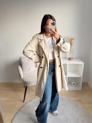 [A-330-03] Trench Pull&Bear - M 